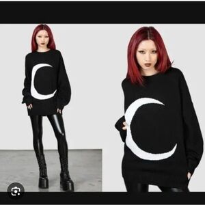 Killstar Black Selena knit sweater